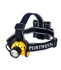 Lampe frontale ultra power de travail Jaune/Noir Portwest