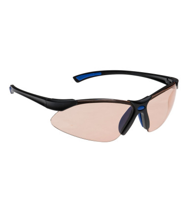 Lunettes anti-lumière bleue de travail Brun Portwest