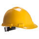 Casque de sécurité expertbase à crémaillère de travail Jaune Portwest