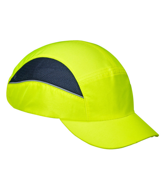 Casquette anti-heurt airtech de travail Jaune Portwest