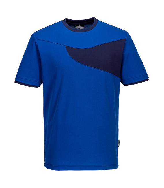 T-shirt pw2 m/c de travail Bleu/Bleu Portwest