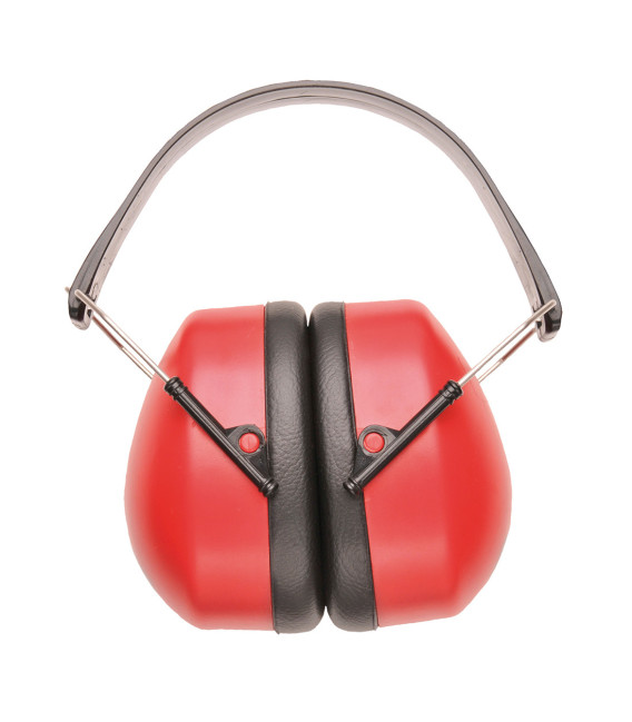 Casque antibruit de travail Rouge Portwest