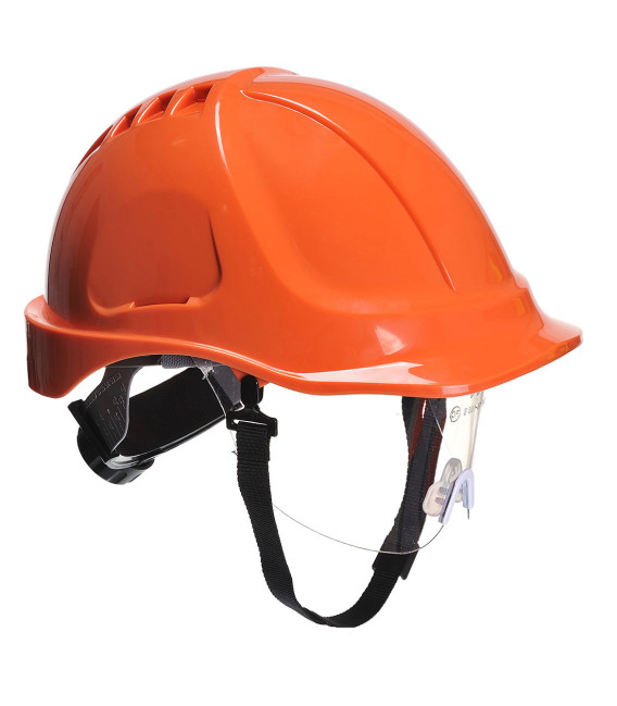 Casque à visiere endurance plus visor de travail Orange Portwest
