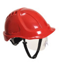Casque à visiere endurance plus visor de travail Rouge Portwest
