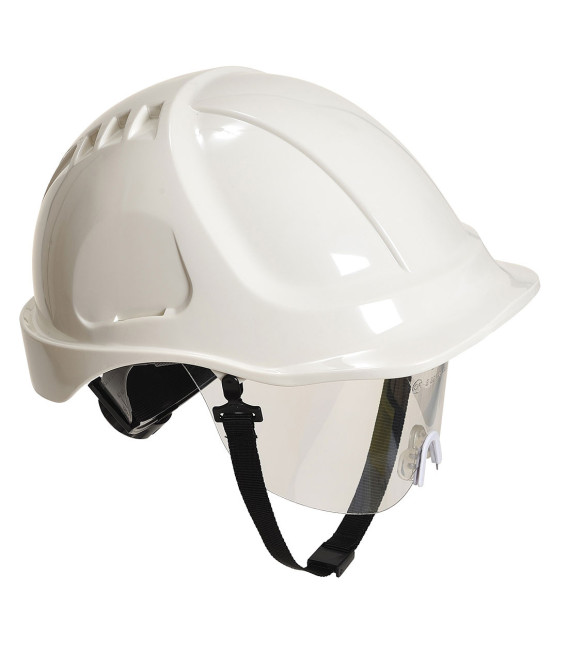Casque à visiere endurance plus visor de travail Blanc Portwest