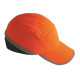 Casquette anti-heurt visière longue de travail Orange Portwest