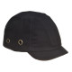 Casquette anti-heurt visière courte de travail Noir Portwest