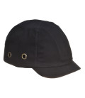 Casquette anti-heurt visière courte de travail Noir Portwest