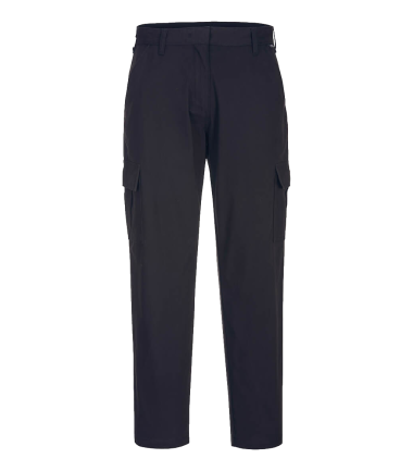 Pantalon cargo extensible pour femmes de travail Noir Portwest