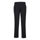 Pantalon femme chino slim de travail Noir Portwest