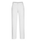 Pantalon femme chino slim de travail Blanc Portwest