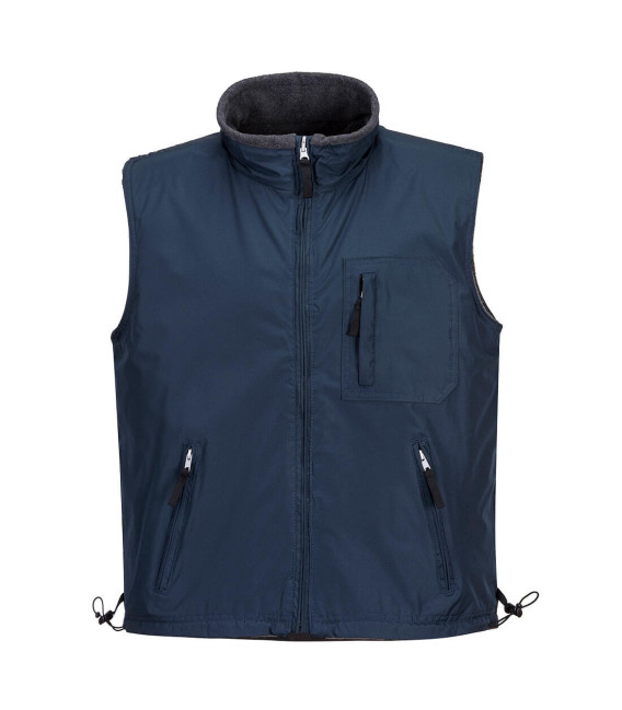 Bodywarmer rs reversible de travail Bleu Portwest
