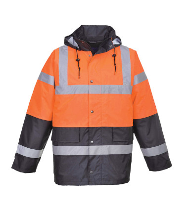 Parka hv bicolore de travail Orange Portwest