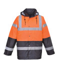 Parka hv bicolore de travail Orange Portwest
