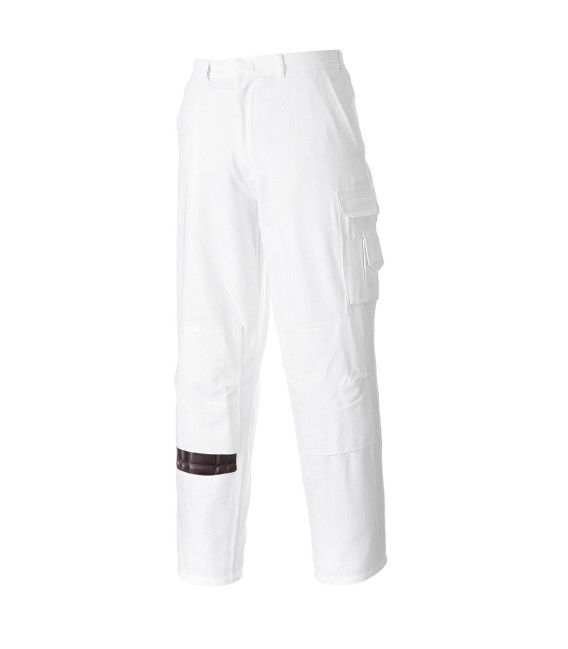 Pantalon peintre de travail Blanc Portwest