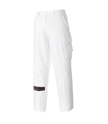 Pantalon peintre de travail Blanc Portwest