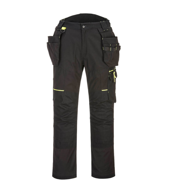 Pantalon holster wx3 eco stretch de travail Noir Portwest
