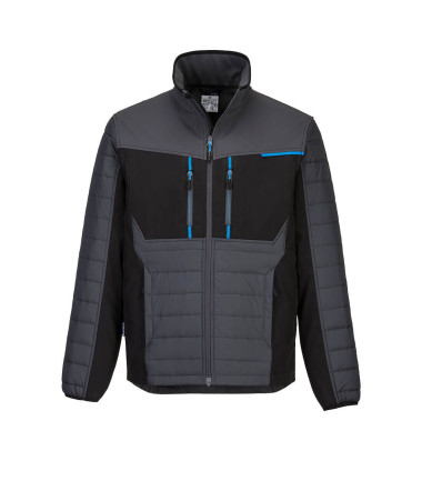 Veste bi-matière wx3 baffle de travail Gris Métal Portwest