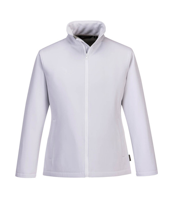 Softshell print & promo de travail Blanc Portwest