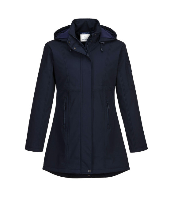 Veste softshell carla de travail Bleu Portwest