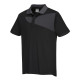 Polo pw2 m/c de travail Noir/ Zoom Gris Portwest