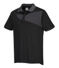 Polo pw2 m/c de travail Noir/ Zoom Gris Portwest