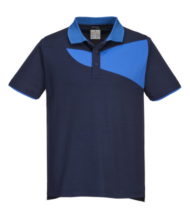 Polo pw2 m/c de travail Bleu/Royal Portwest
