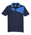 Polo pw2 m/c de travail Bleu/Royal Portwest