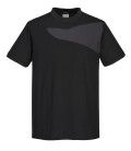 T-shirt pw2 m/c de travail Noir/ Zoom Gris Portwest
