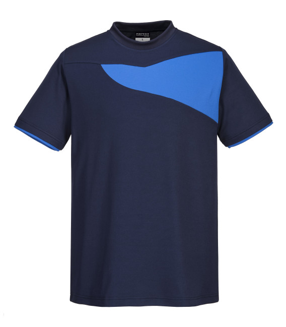 T-shirt pw2 m/c de travail Bleu/Royal Portwest