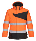 Parka d'hiver haute visibilité pw2 de travail Orange/Noir Portwest