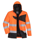 Parka d'hiver haute visibilité pw2 de travail Orange/Noir Portwest