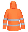 Parka d'hiver haute visibilité pw2 de travail Orange/Noir Portwest