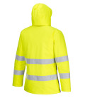 Parka d'hiver haute visibilité pw2 de travail Jaune/Noir Portwest