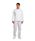 Pantalon taille elastiquée de travail Blanc Portwest