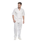 Pantalon taille elastiquée de travail Blanc Portwest