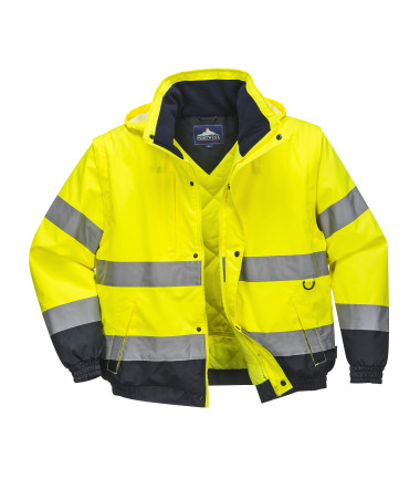 Blouson 2-en-1 hivis de travail Jaune Portwest