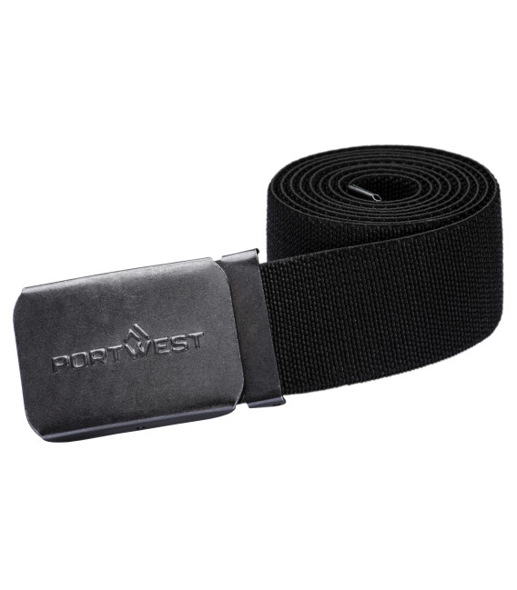 Ceinture de travail élastiquée de travail Noir Portwest