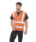Gilet hv maille de travail Orange Portwest