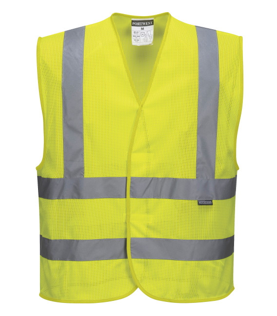 Gilet hv maille de travail Jaune Portwest