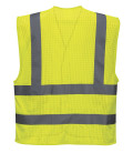 Gilet hv maille de travail Jaune Portwest