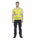 Gilet hv maille de travail Jaune Portwest