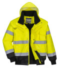 Blouson haute-visibilité bicolore de travail Jaune/Noir Portwest