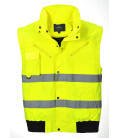 Blouson bomber hivis 3 en 1 de travail Jaune Portwest