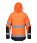 Blouson 3-en-1 pro hi-vis de travail Orange/Noir Portwest