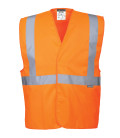 Gilet 1 bande & baudrier de travail Orange Portwest