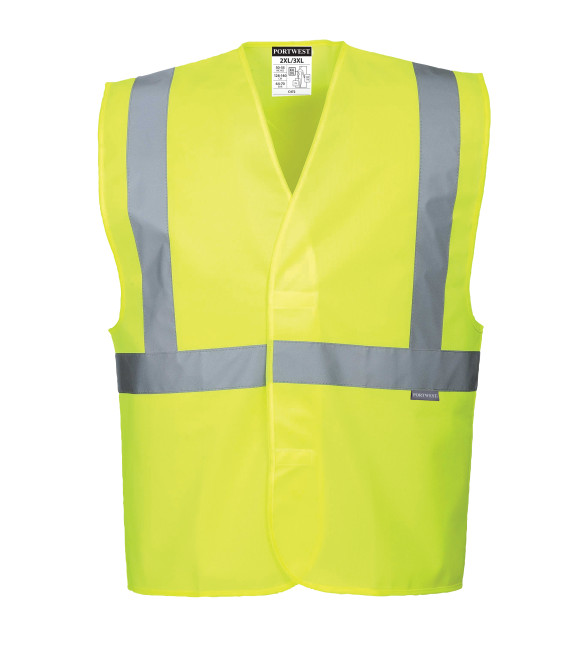 Gilet 1 bande & baudrier de travail Jaune Portwest