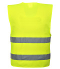 Gilet double bande de travail Jaune Portwest