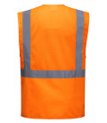 Gilet exécutive maille madrid de travail Orange Portwest