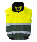 Blouson bomber hi-vis x de travail Jaune/Vert Portwest